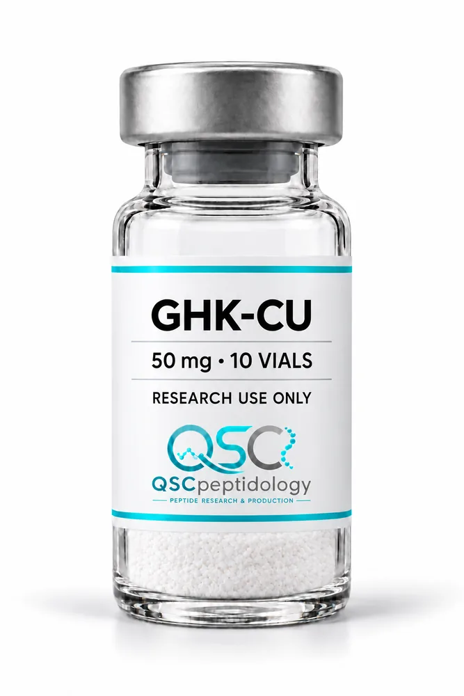 GHK-Cu 50mg (paquete de 10 viales) QSC Peptidology