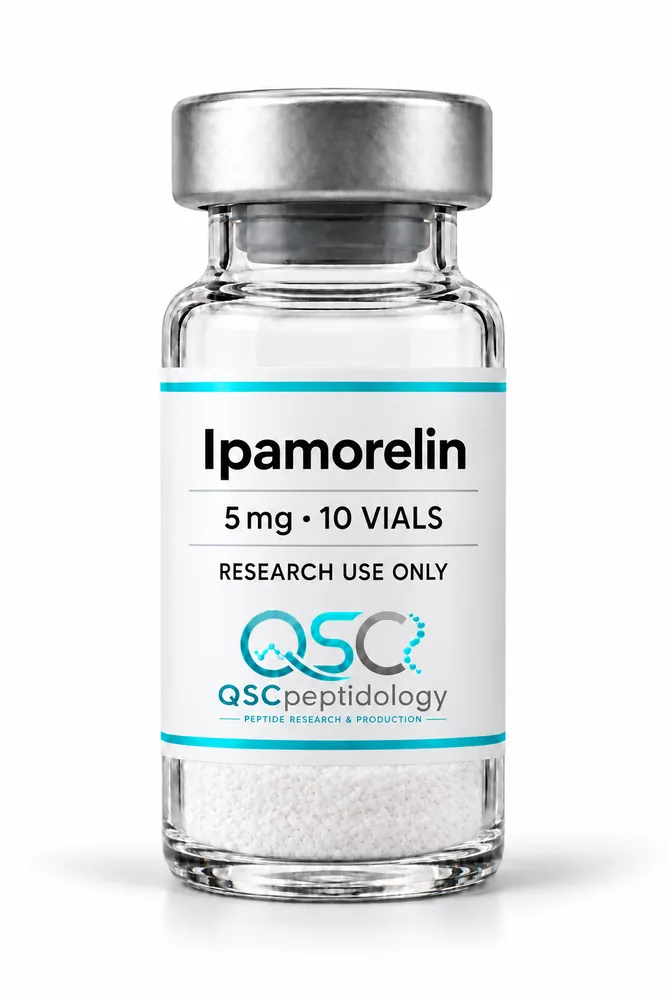 Ipamorelin 5mg (paquete de 10 viales) QSC Peptidology
