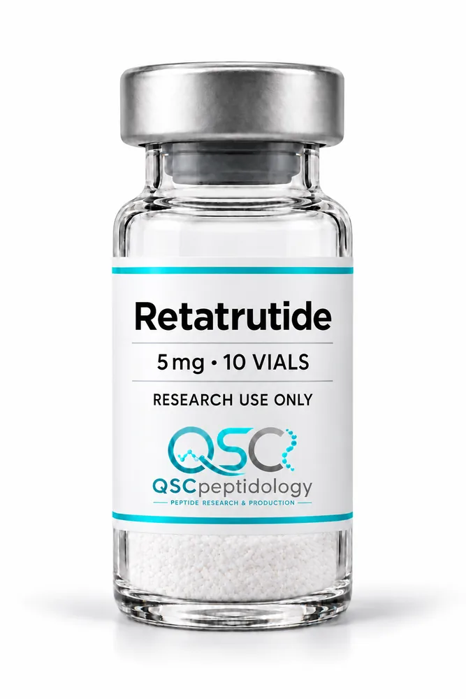 Retatrutide 5mg (paquete de 10 viales) QSC Peptidology
